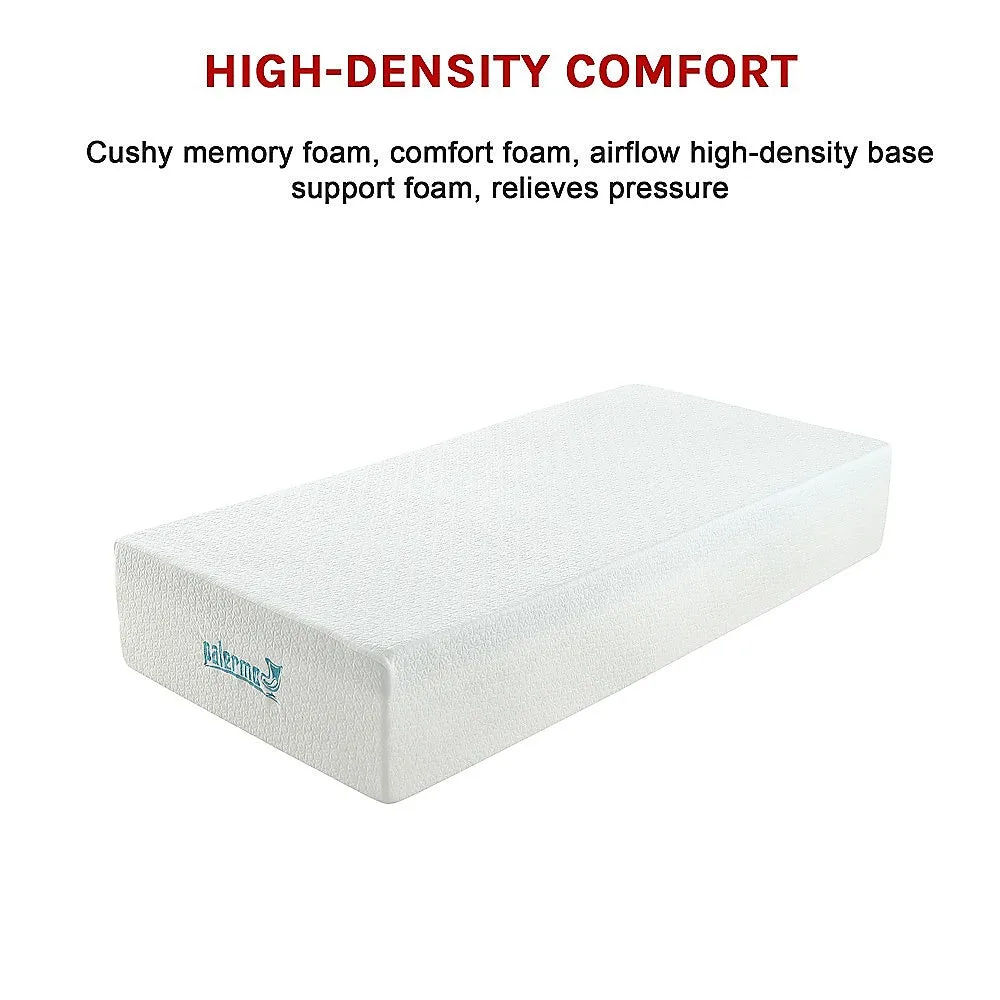 30cm Green Tea Memory Foam Single Mattress, CertiPUR Approved
