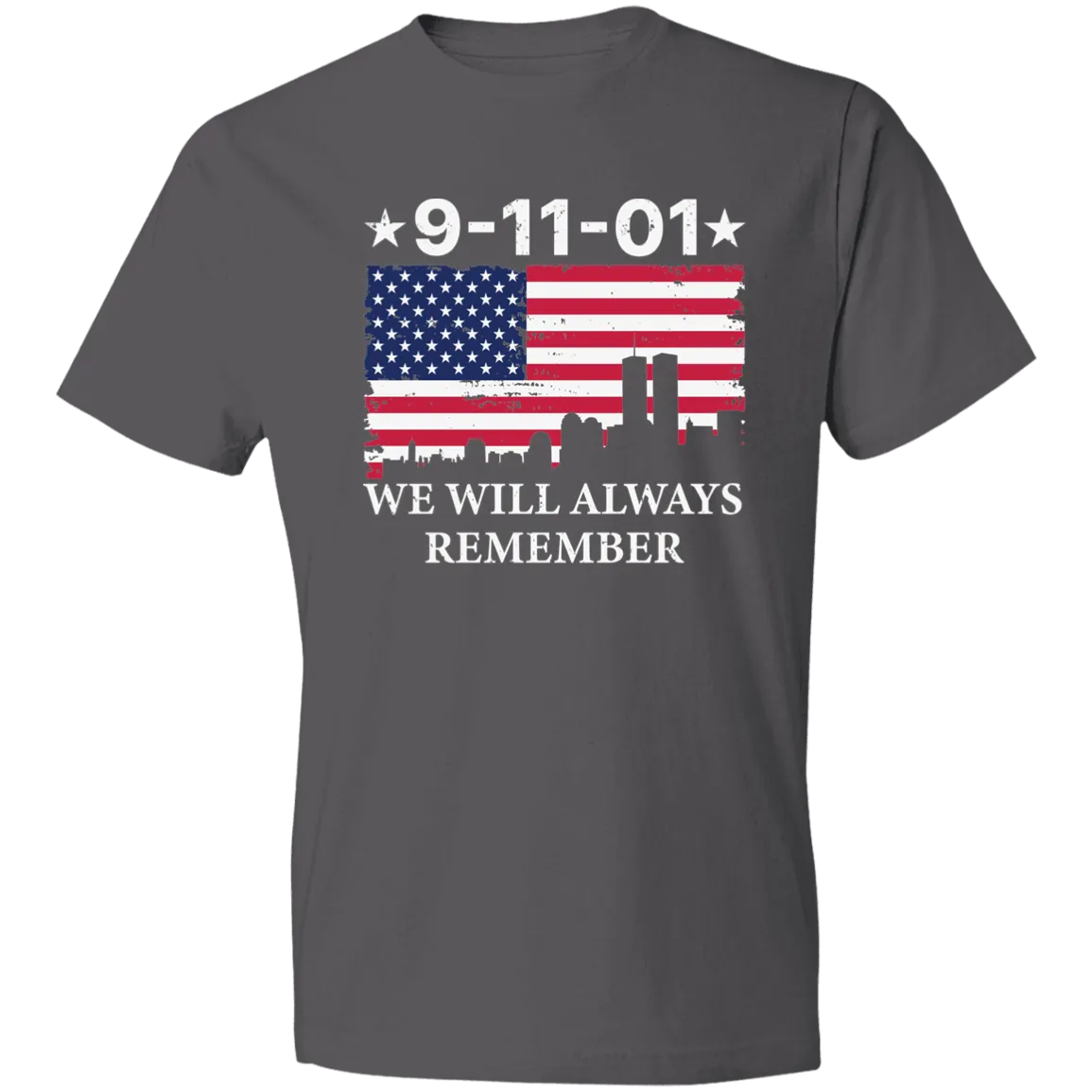 911 Remember Men's Lightweight T-Shirt 4.5 oz