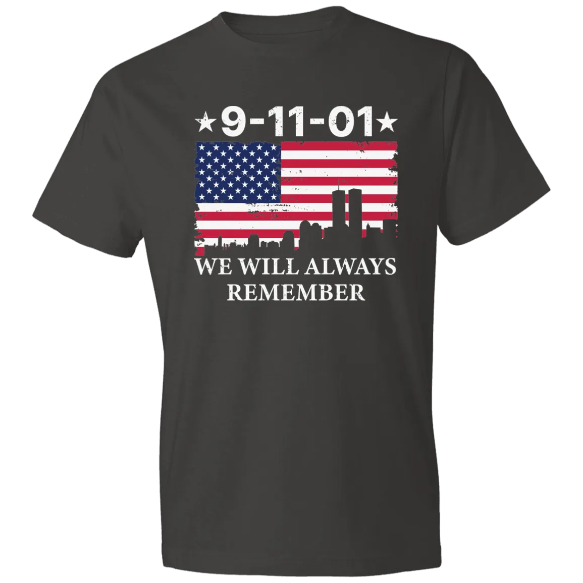 911 Remember Men's Lightweight T-Shirt 4.5 oz