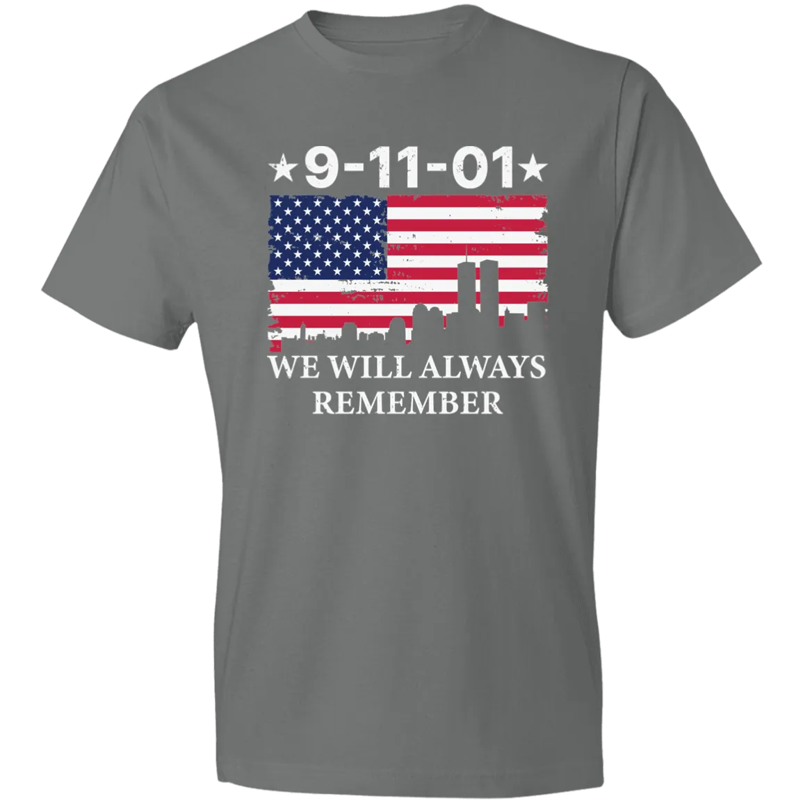 911 Remember Men's Lightweight T-Shirt 4.5 oz