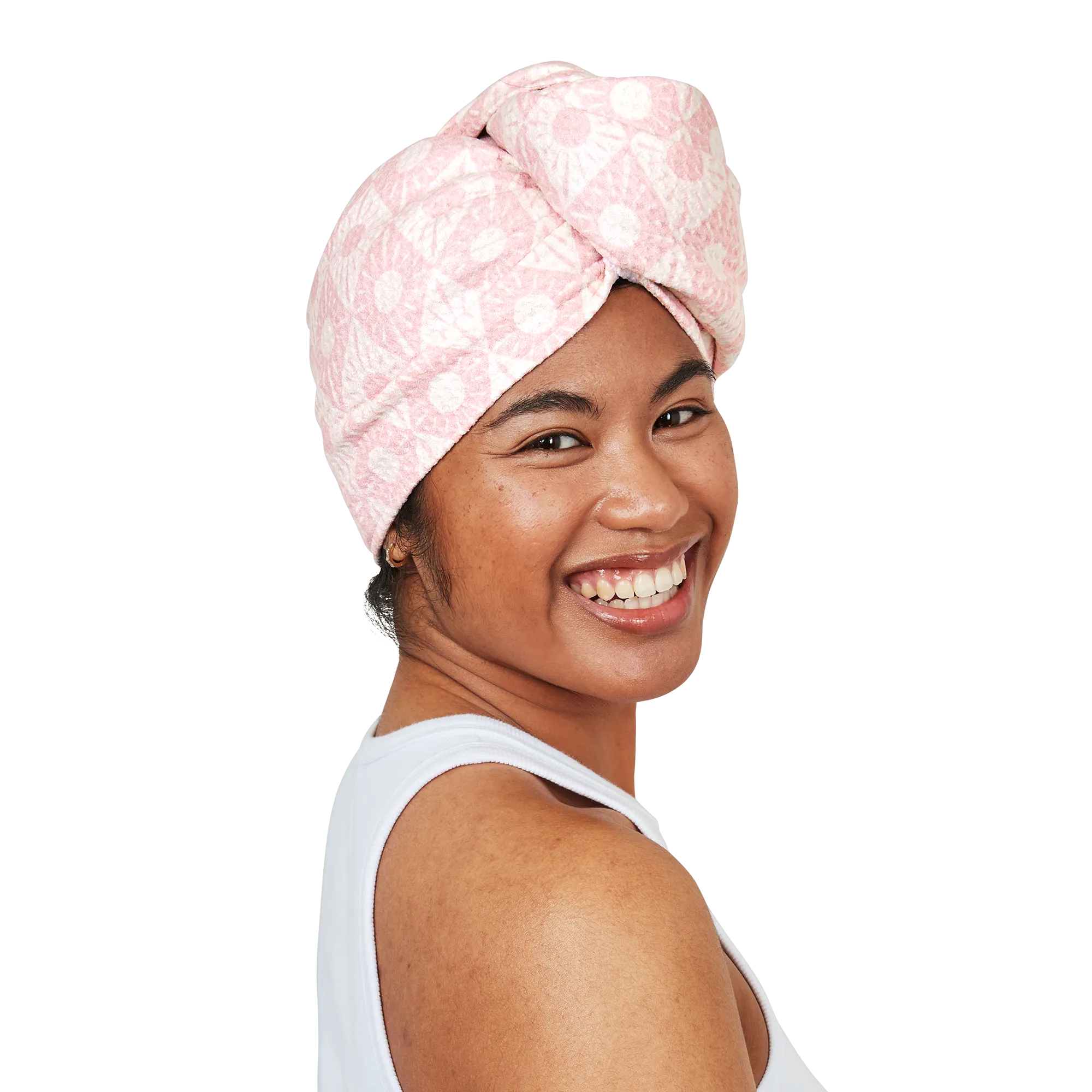 Bath Robe Set - Diamond Pink