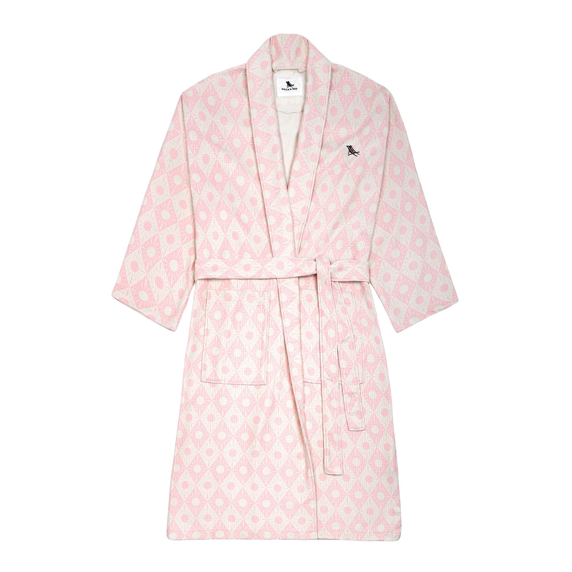 Bath Robe Set - Diamond Pink