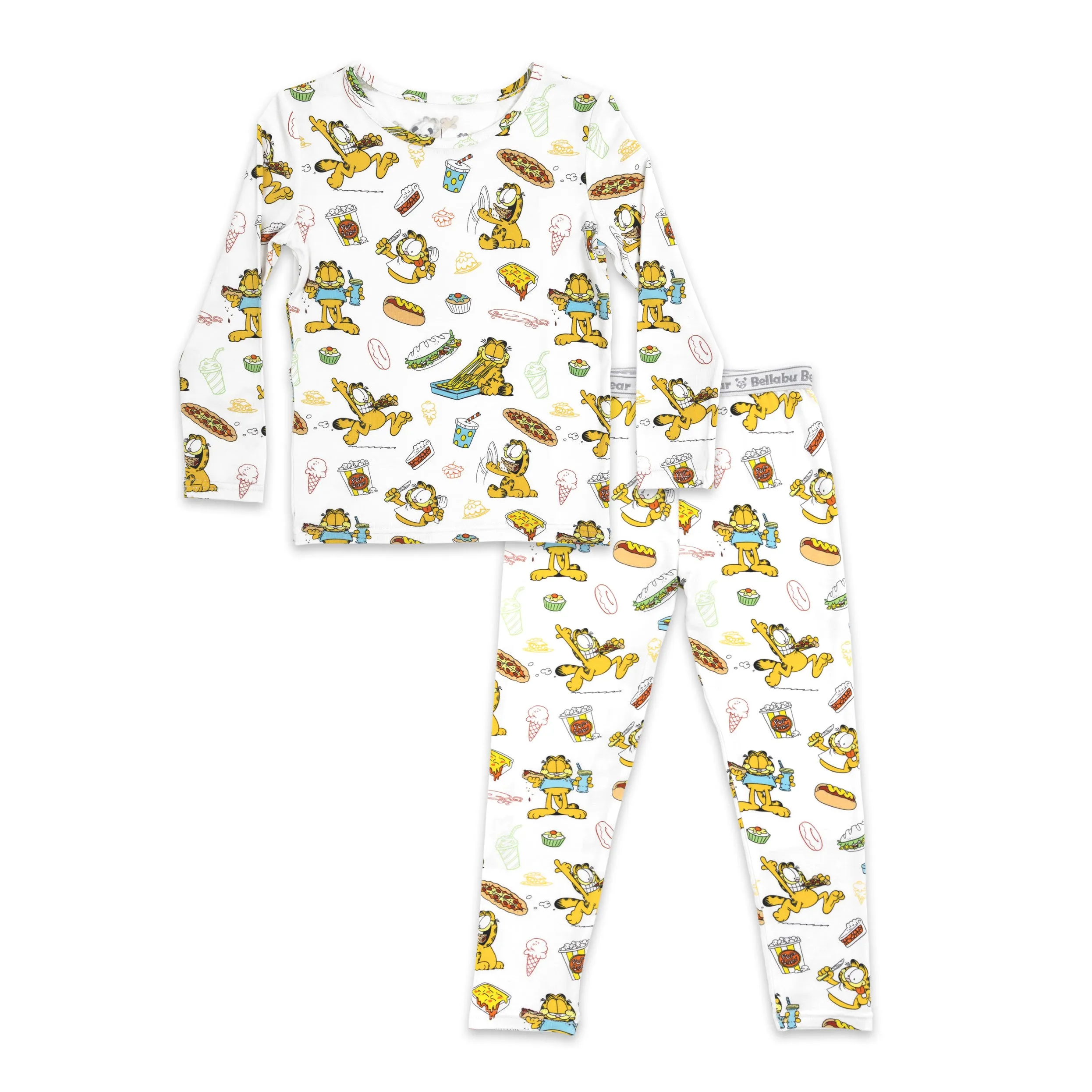 Bellabu Bear 2 piece PJ Set - Garfield Snack Attack