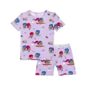 Bellabu Bear Shimmer and Shine Genies Bamboo Kids Short Set Pajamas