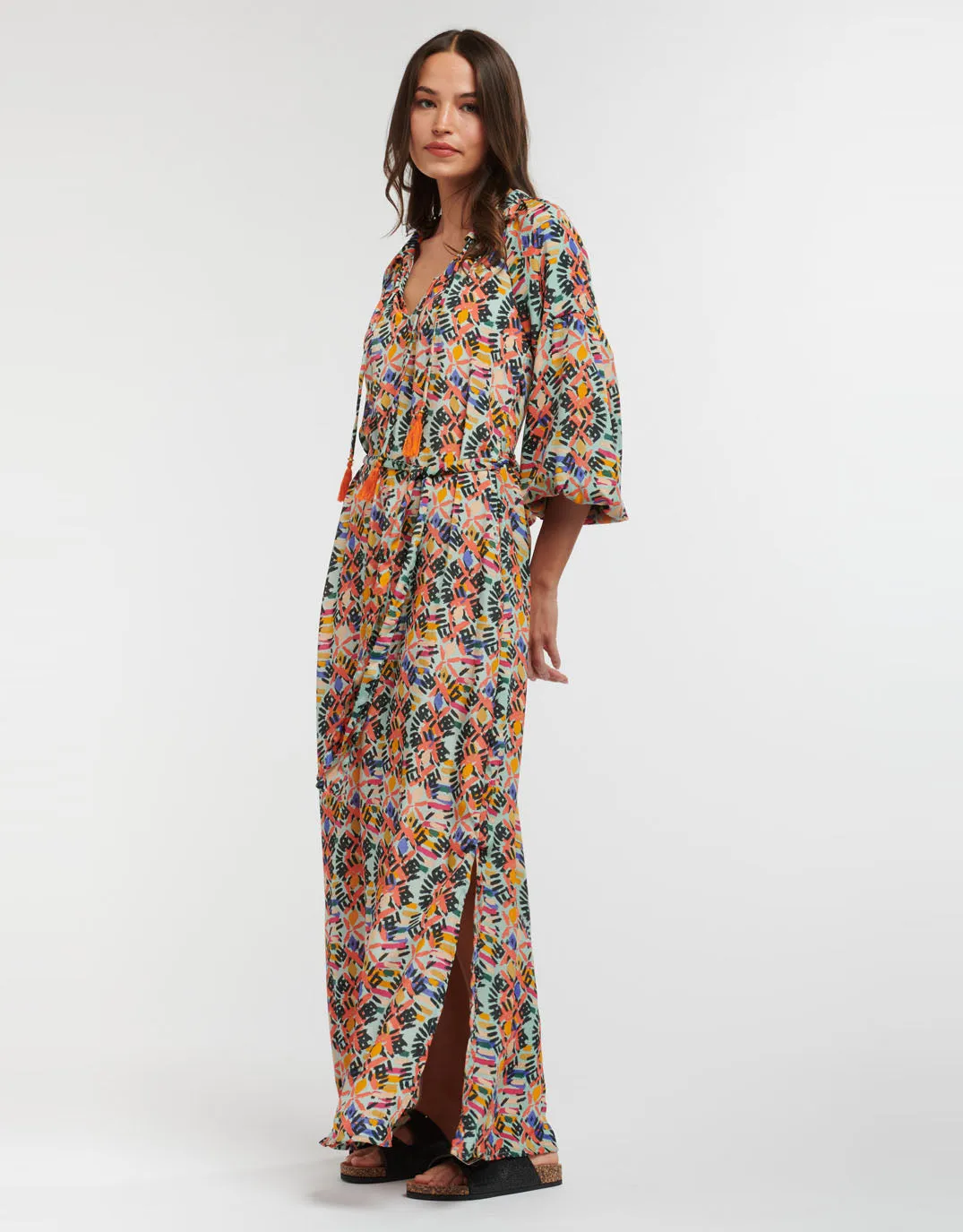 Bomba Midi Dress - Orange