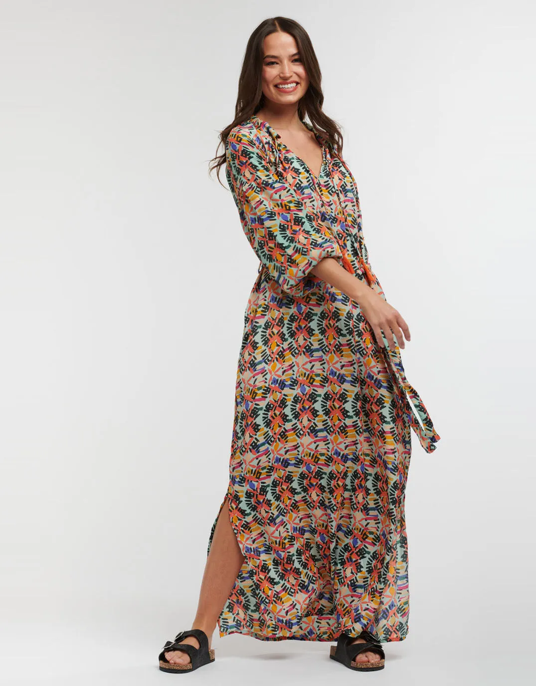 Bomba Midi Dress - Orange