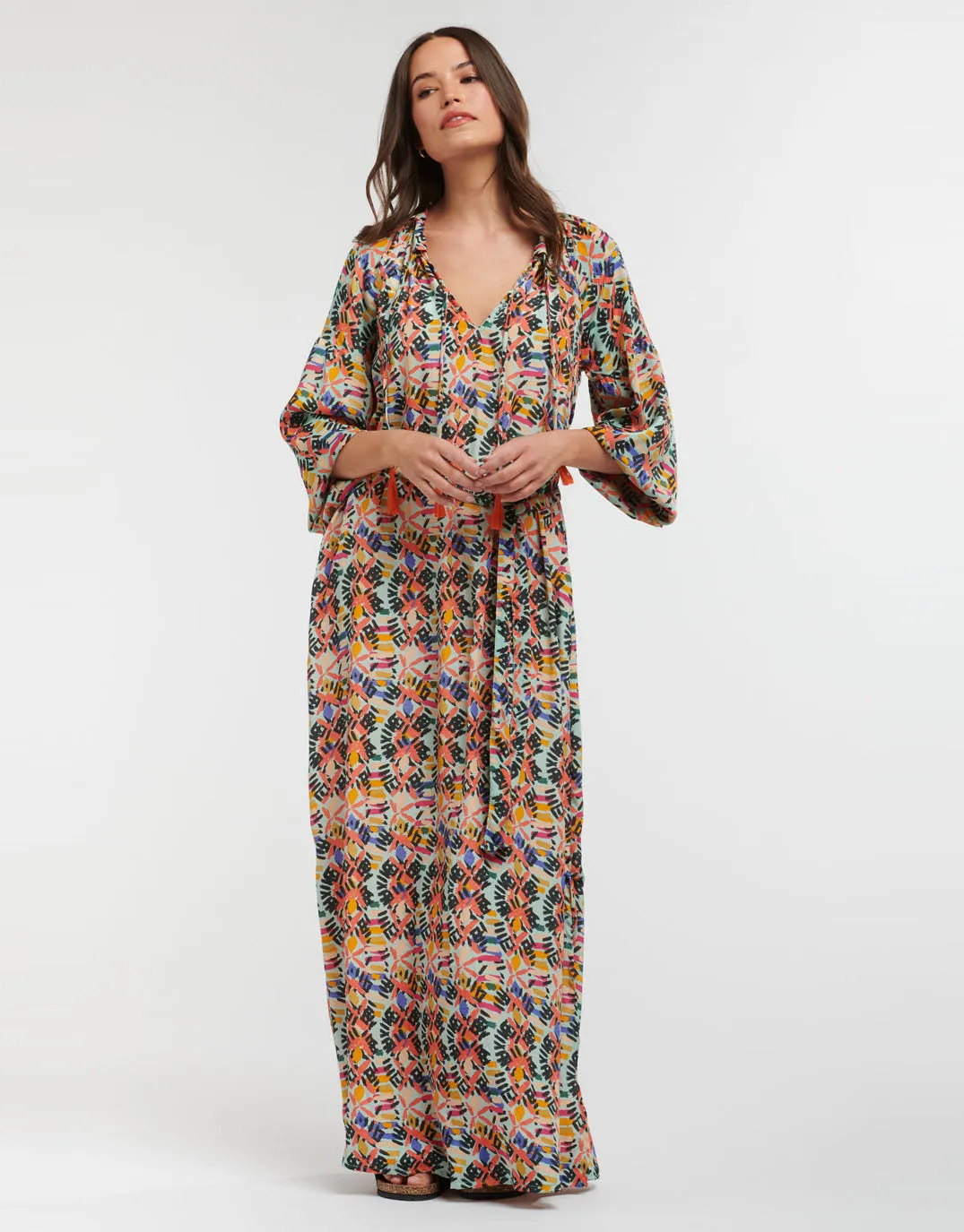 Bomba Midi Dress - Orange