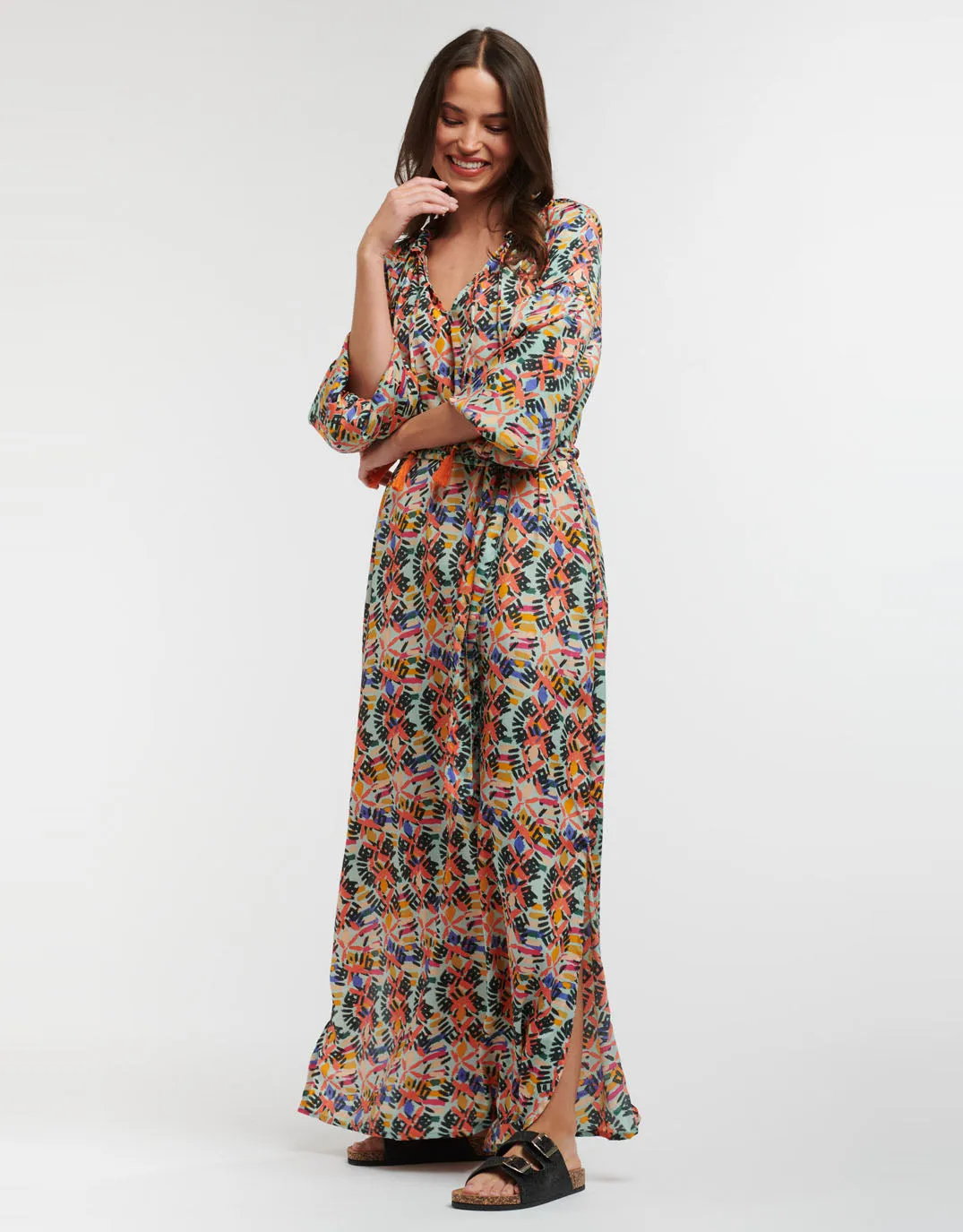 Bomba Midi Dress - Orange