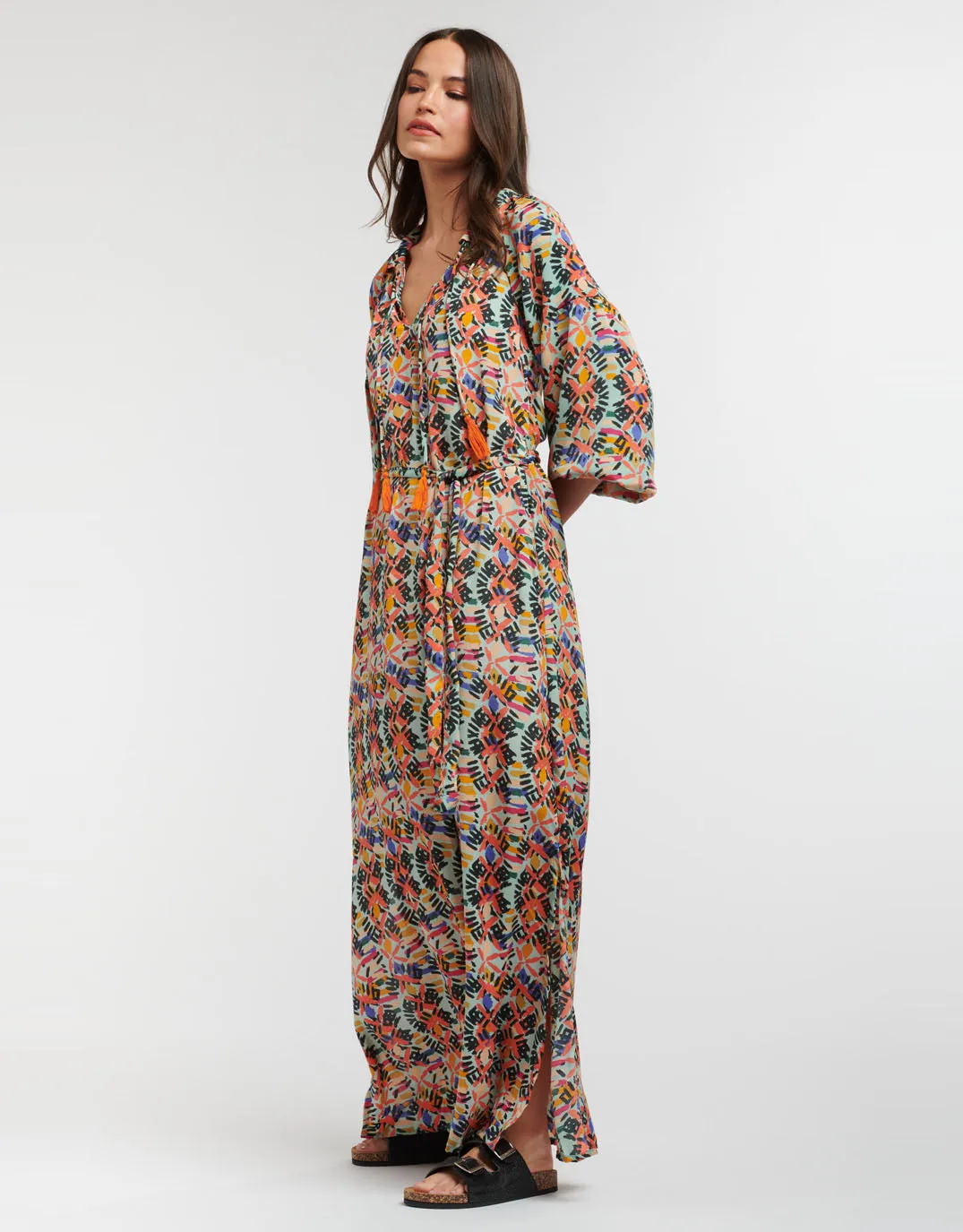 Bomba Midi Dress - Orange