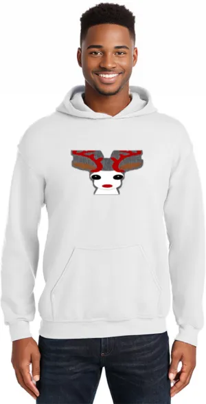 Christmas Reindeer Unisex Heavy Blend Cotton Christmas Hoodie