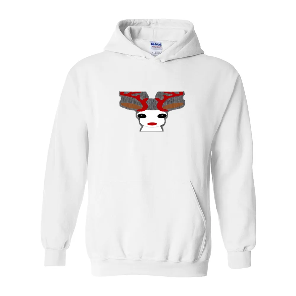 Christmas Reindeer Unisex Heavy Blend Cotton Christmas Hoodie