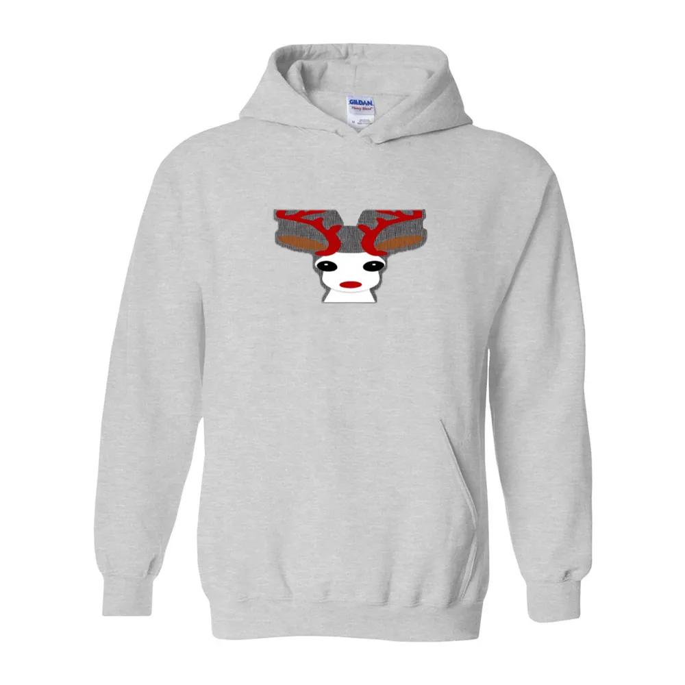 Christmas Reindeer Unisex Heavy Blend Cotton Christmas Hoodie