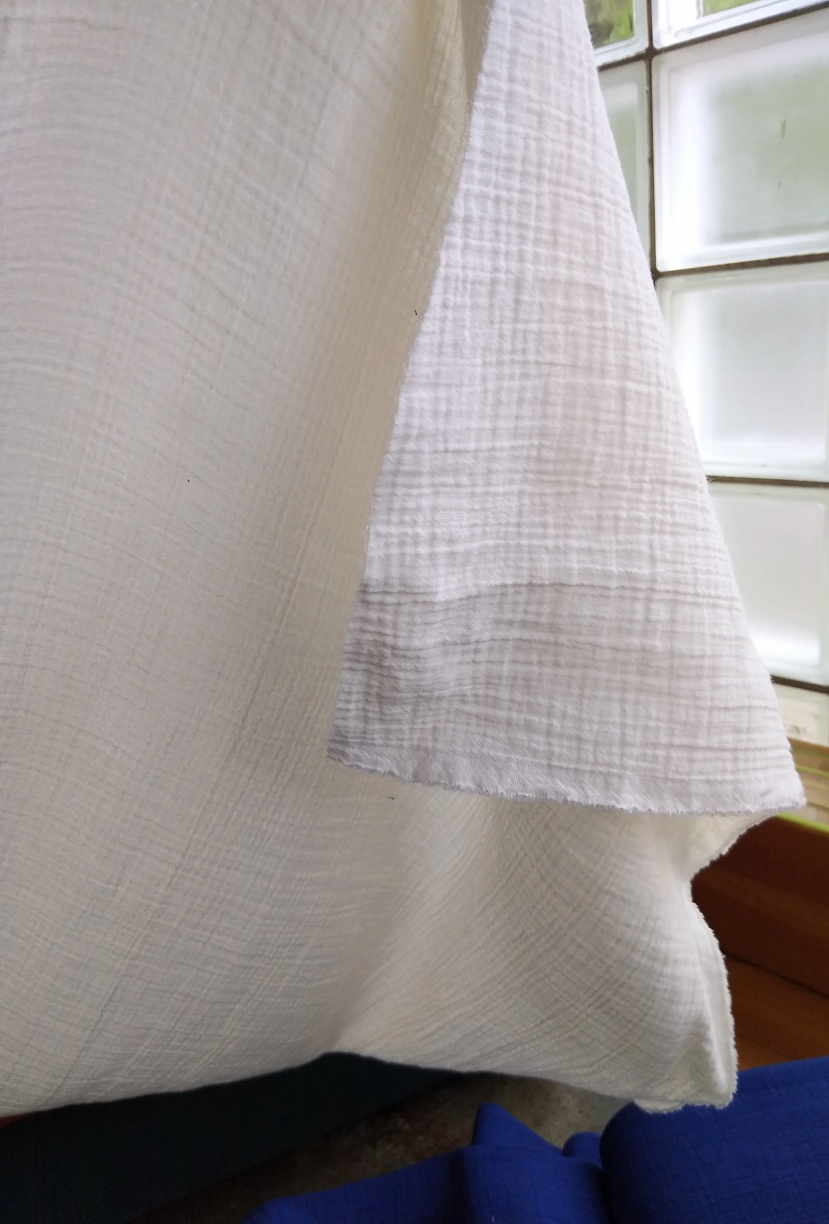 Crinkle Double Gauze / Creamy White