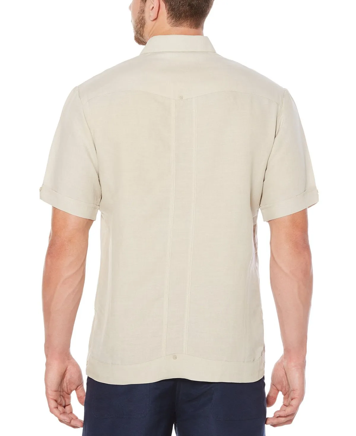 Cubavera short sleeve embroidered guayabera shirt, multi