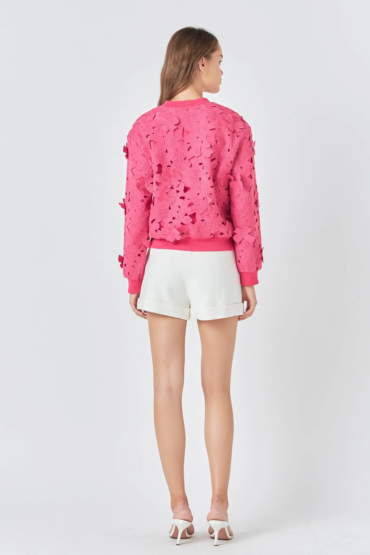 Endless Rose - Floral Lace Sweater