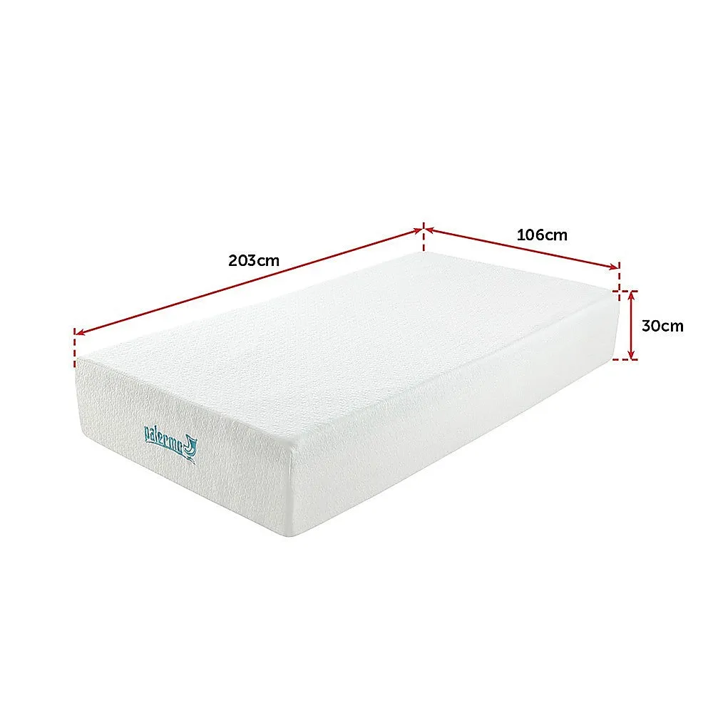Green Tea Memory Foam King Single Mattress, Medium Firmness