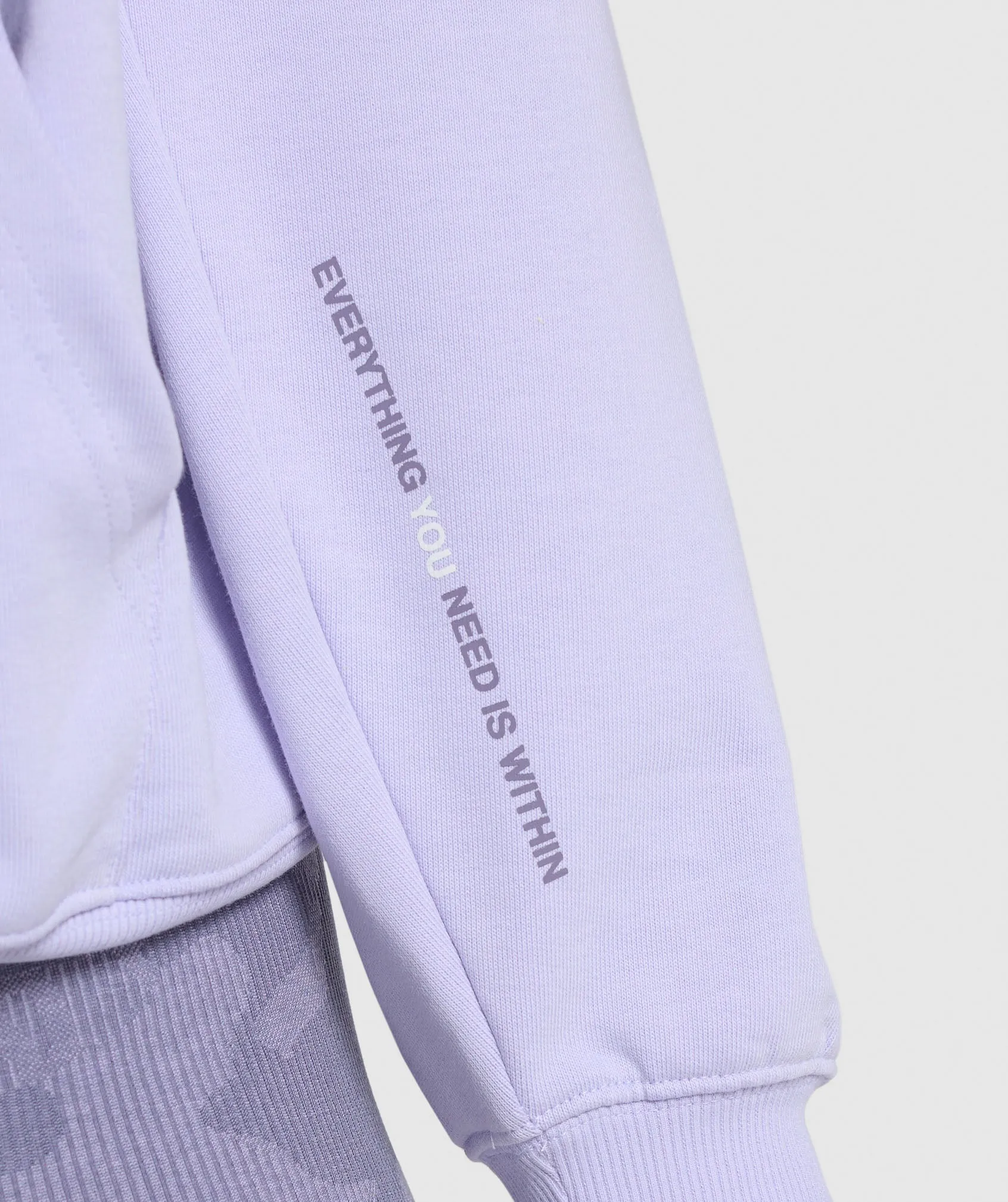GS X Diana Oversized Graphic Hoodie - Powdered Lilac