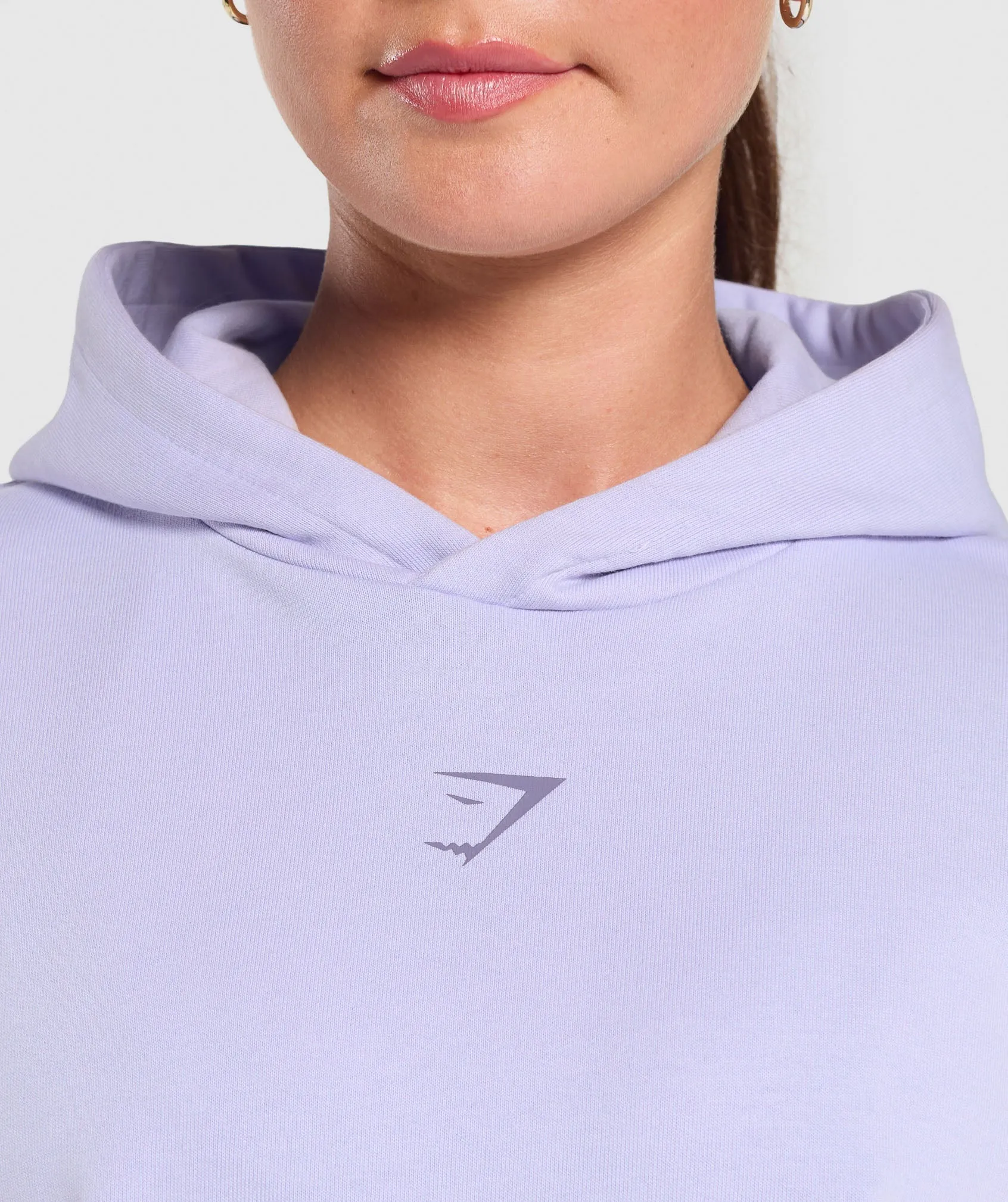 GS X Diana Oversized Graphic Hoodie - Powdered Lilac
