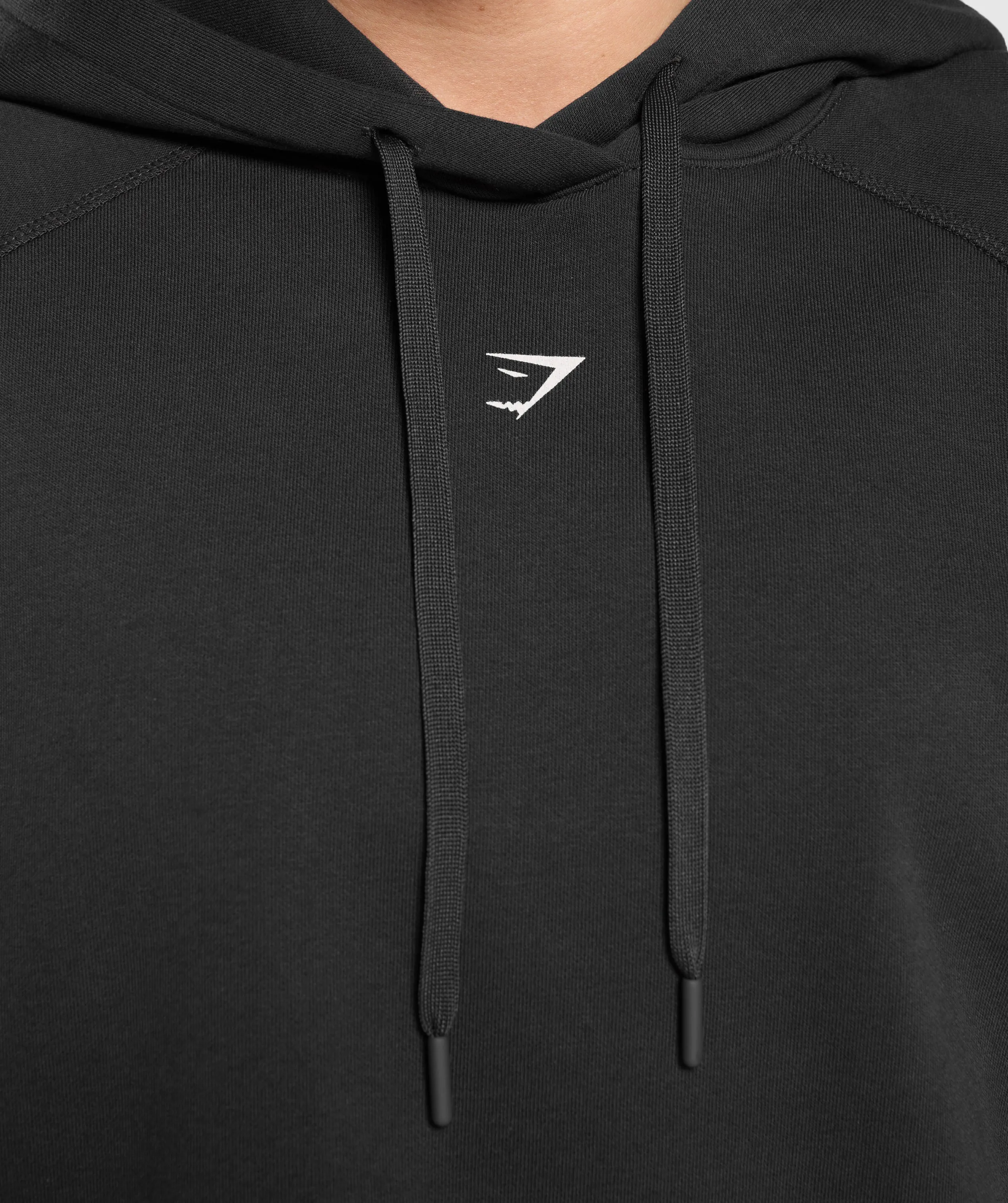 Gymshark Lifting Club Graphic Brushed Hoodie - Black