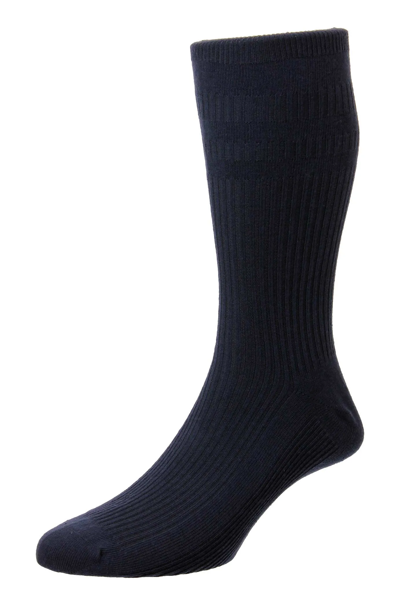 H.J. Hall Soft Top Navy Sock Navy