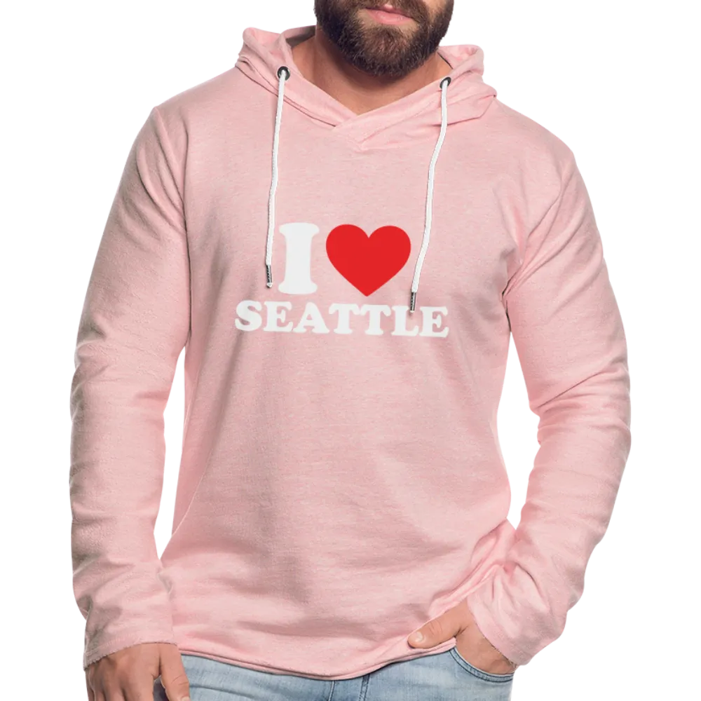 I Heart Seattle Lightweight Terry Hoodie