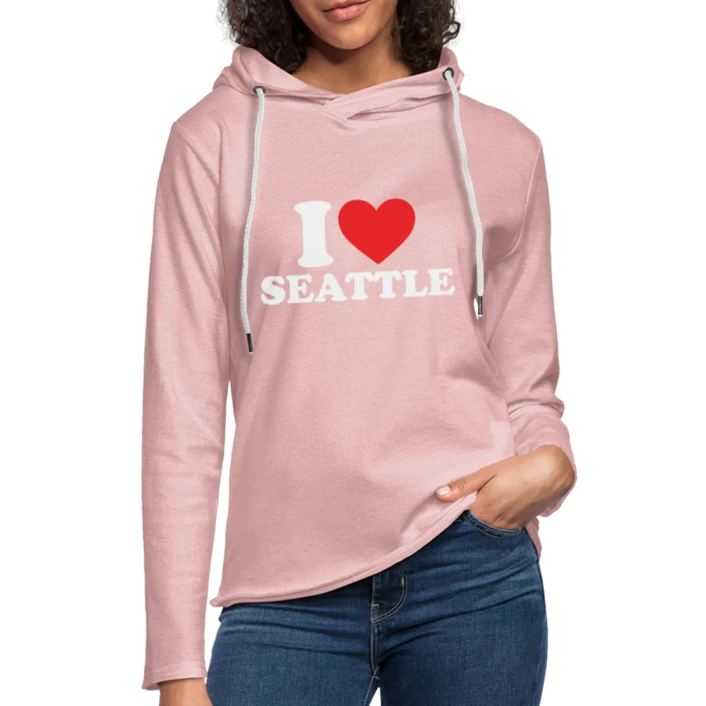 I Heart Seattle Lightweight Terry Hoodie