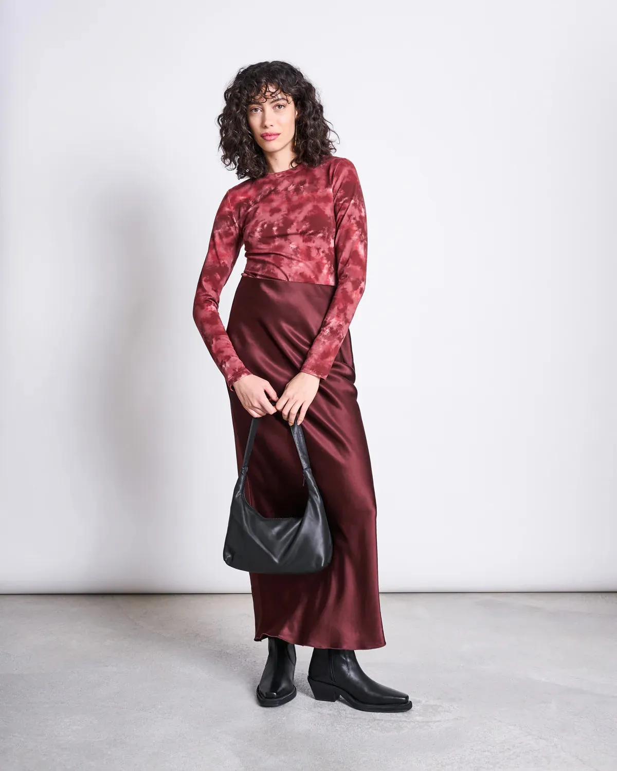 Jan N June - Serin Maxi Skirt - Intense Rust