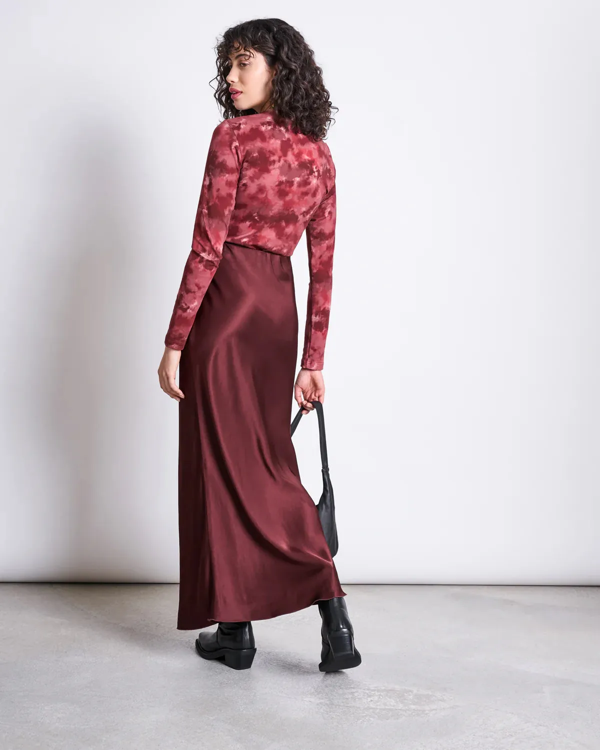 Jan N June - Serin Maxi Skirt - Intense Rust
