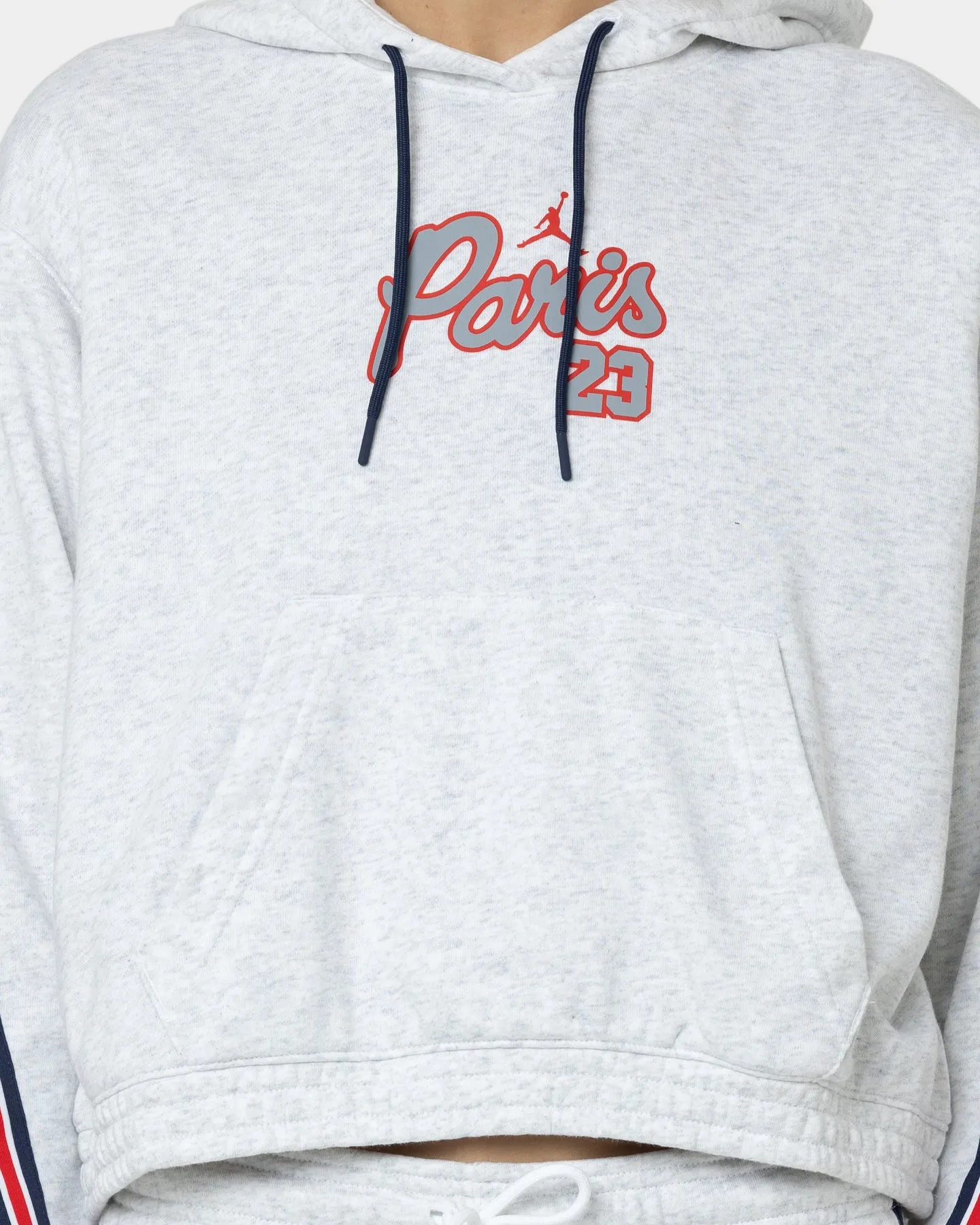 Jordan Women's Paris Saint-Germain Fleece Hoodie Birch Heather