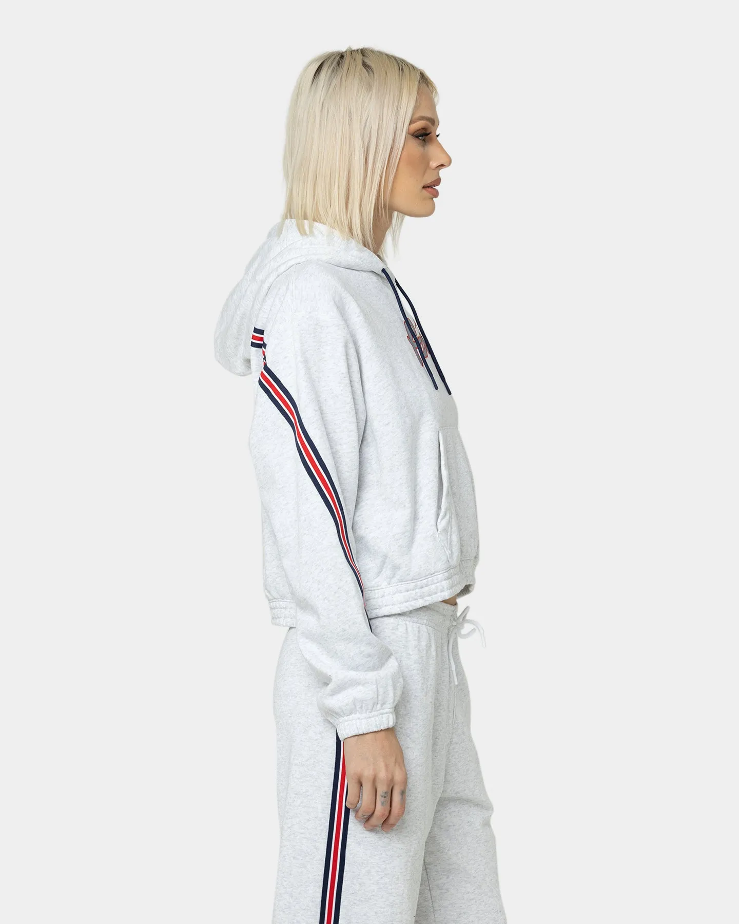 Jordan Women's Paris Saint-Germain Fleece Hoodie Birch Heather
