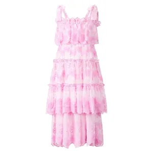LENA EMBROIDERED MAXI DRESS