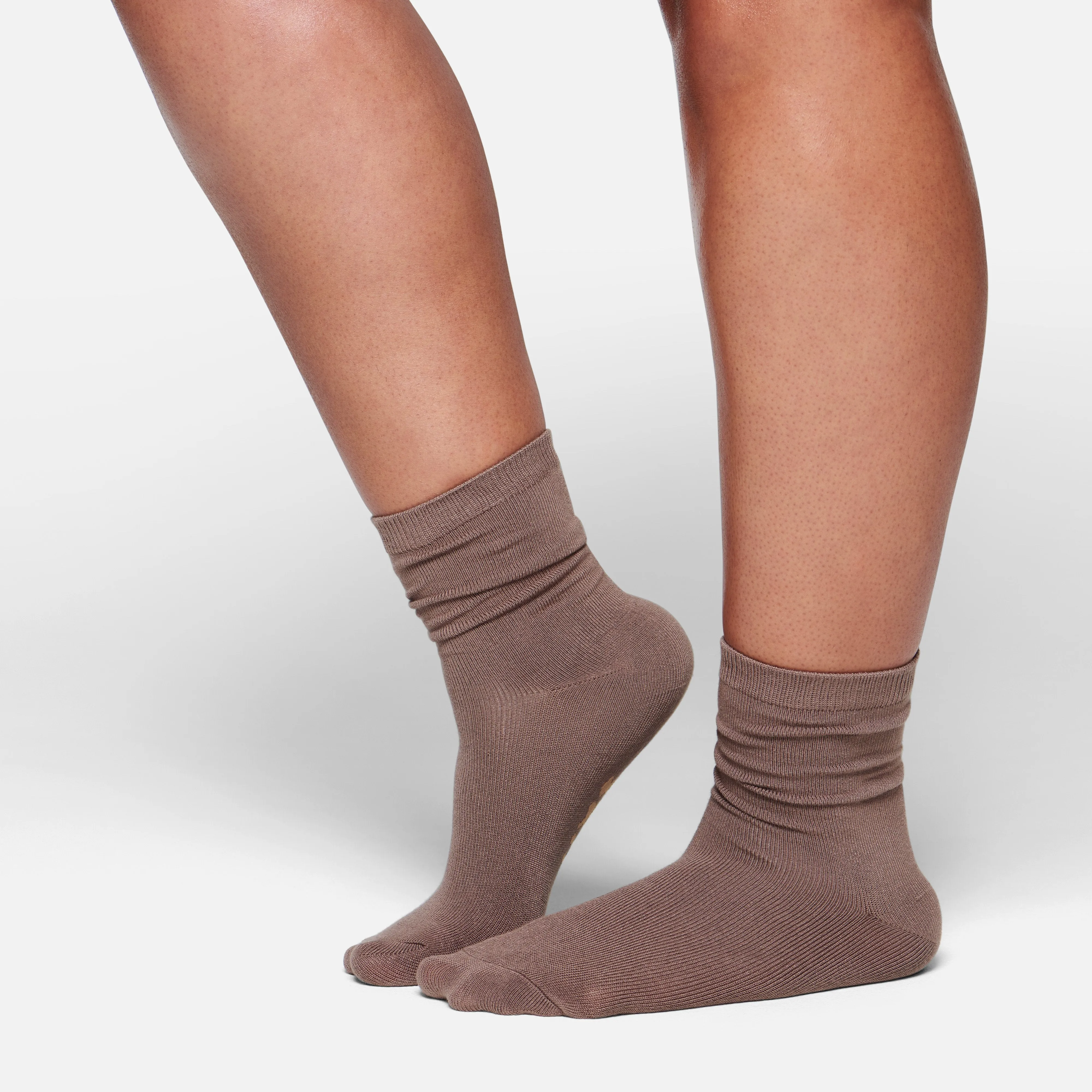 MICROPOLY CREW SOCK | UMBER