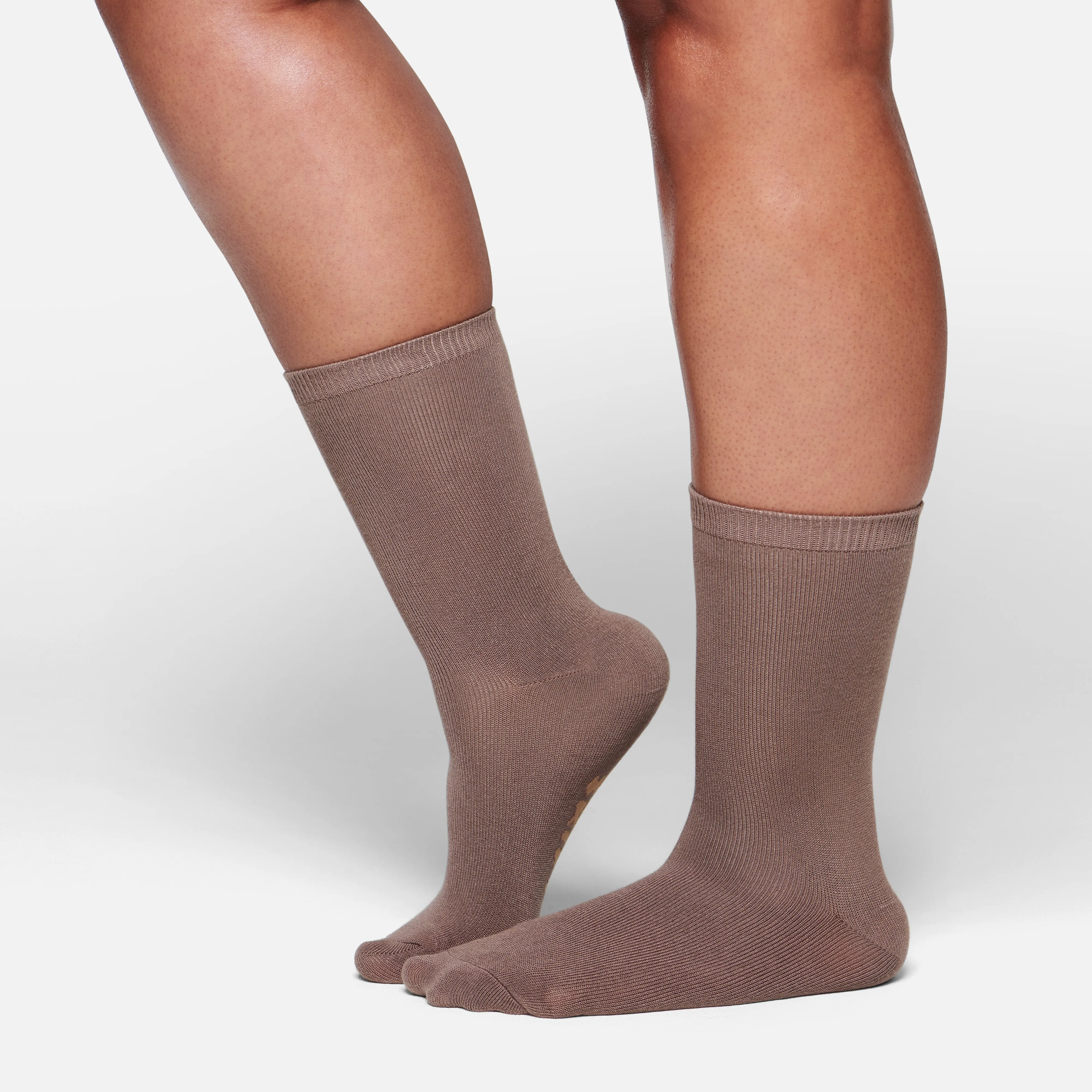 MICROPOLY CREW SOCK | UMBER