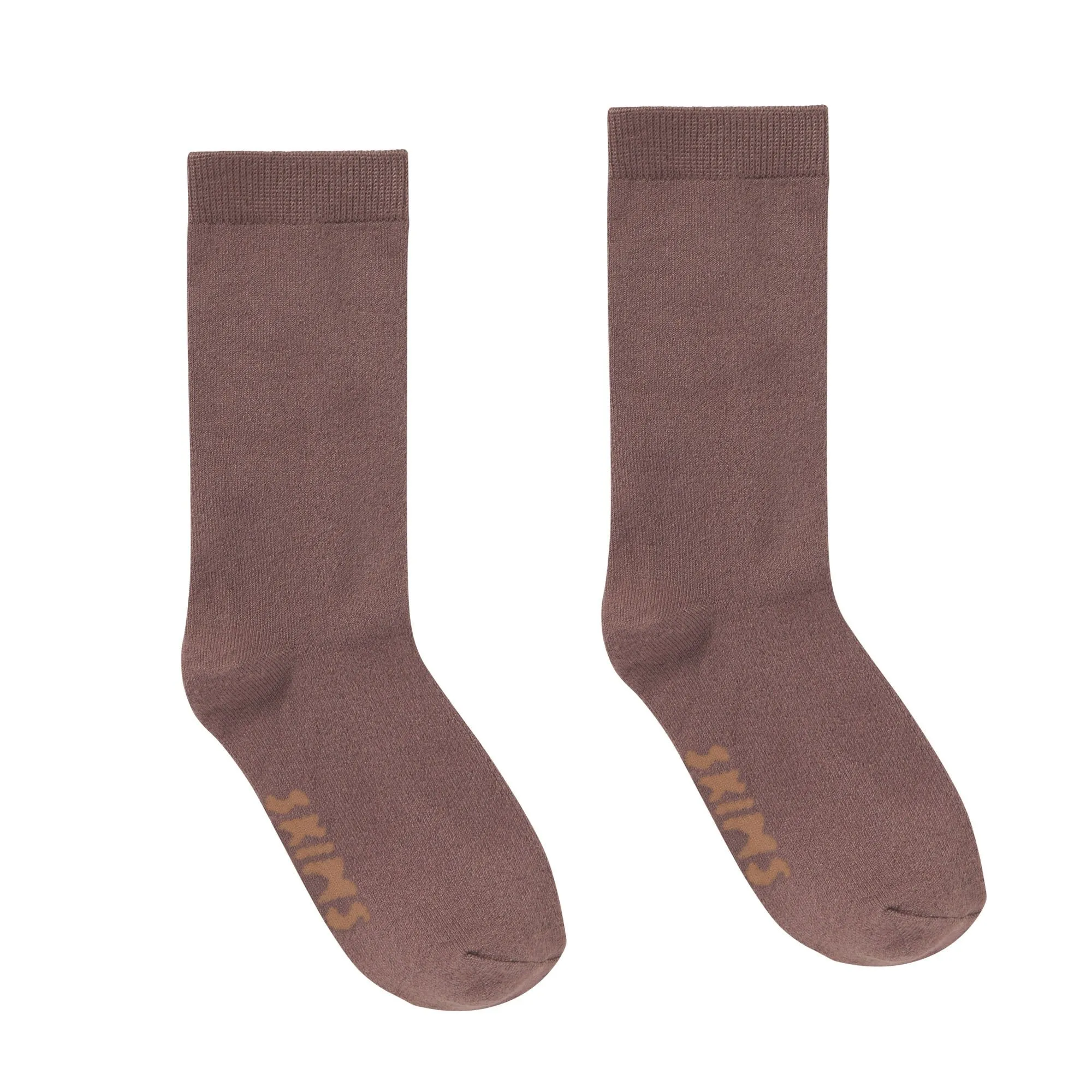 MICROPOLY CREW SOCK | UMBER