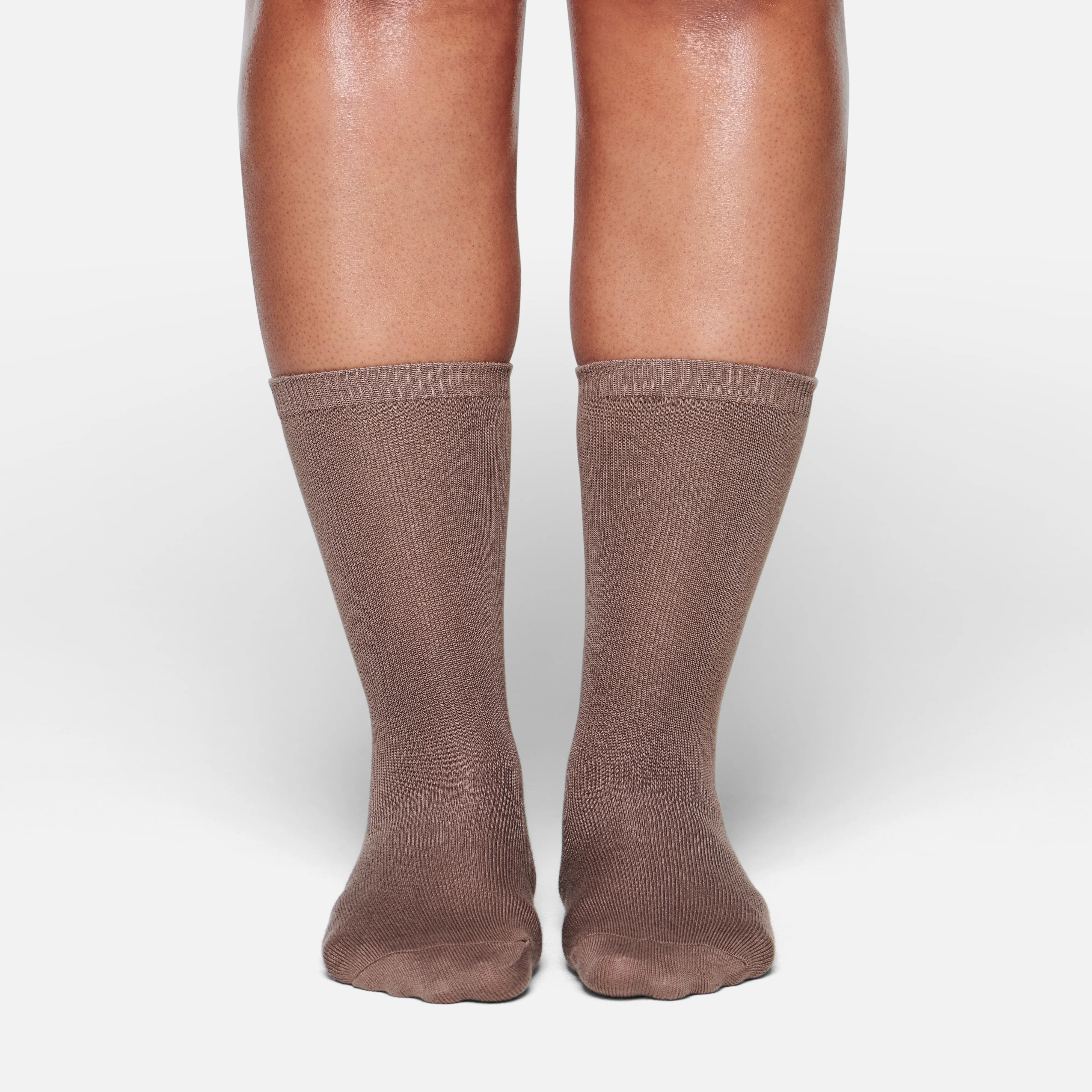 MICROPOLY CREW SOCK | UMBER