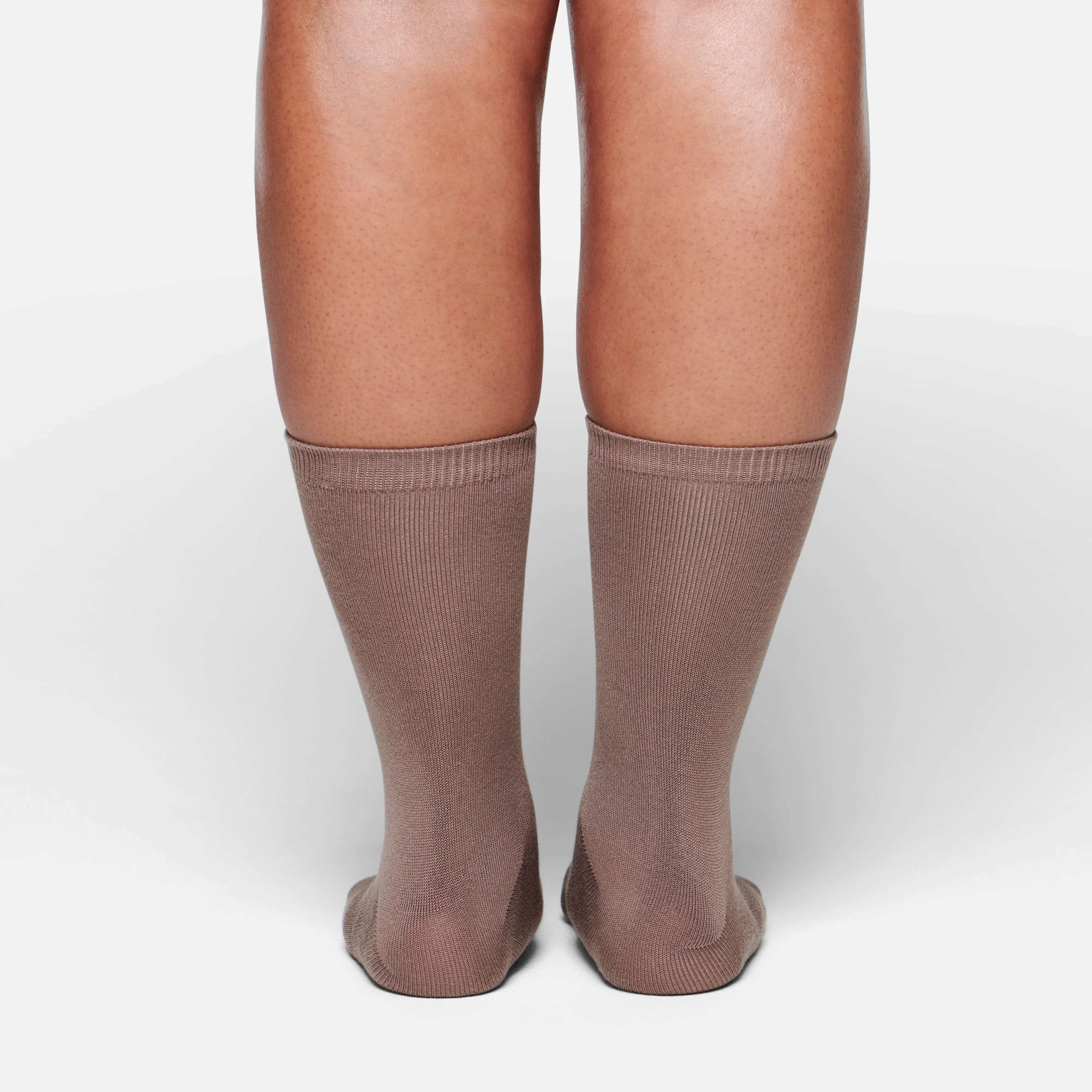 MICROPOLY CREW SOCK | UMBER