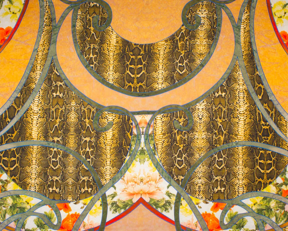 Multi-Coloured Printed Luxury Cotton