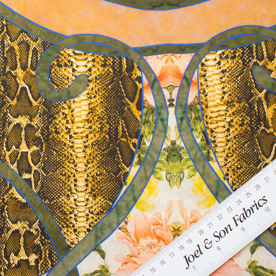 Multi-Coloured Printed Luxury Cotton