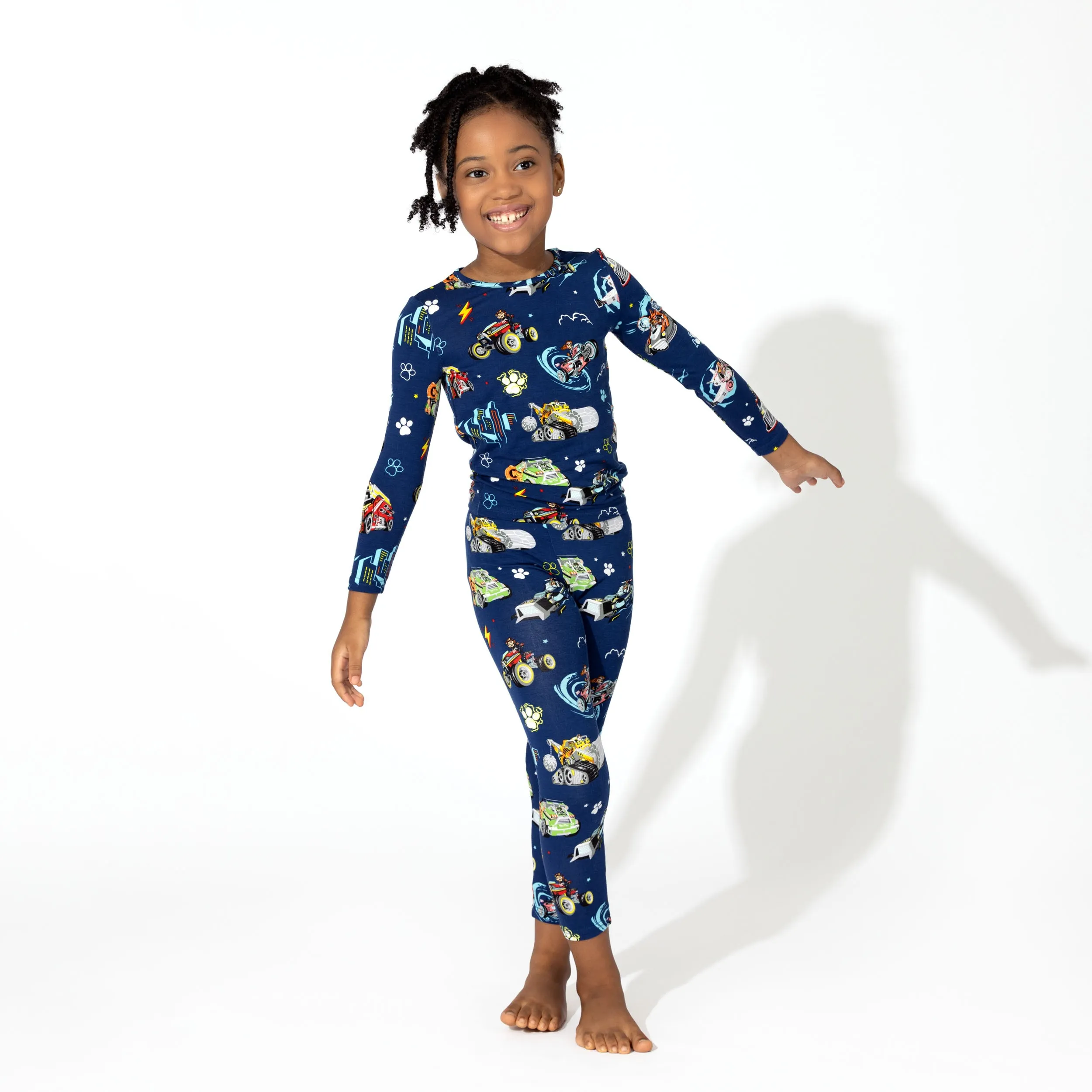 PAW Patrol: The Mighty Movie - Mighty Vehicles Bamboo Kids Pajamas