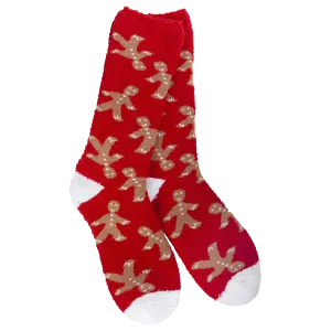 Super Soft Gingerbread Man Socks