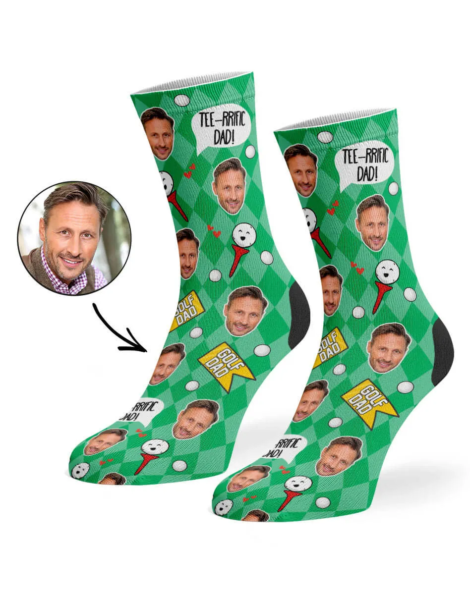 Tee-riffic Dad Golf Socks