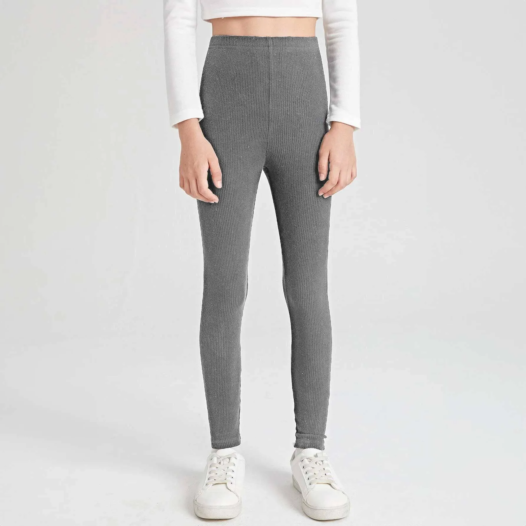 Terez Girl's Comfortable Minor Fault Rib Leggings