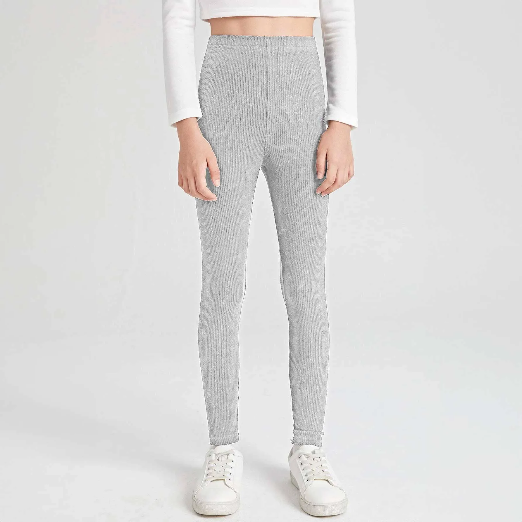 Terez Girl's Comfortable Minor Fault Rib Leggings