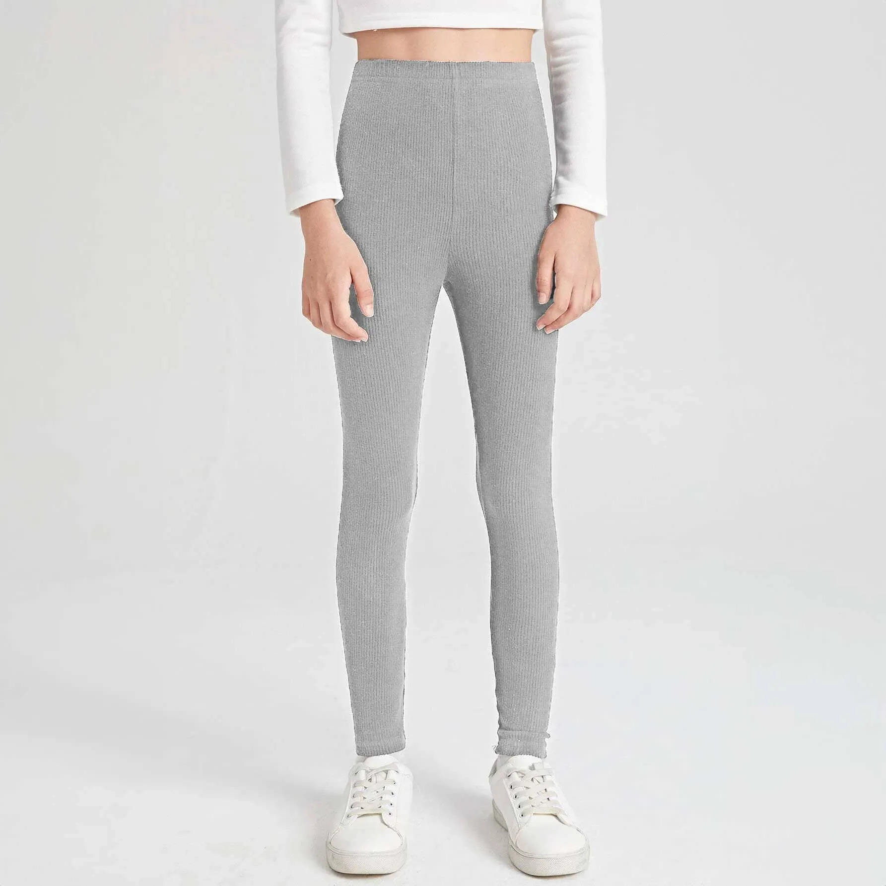 Terez Girl's Comfortable Minor Fault Rib Leggings