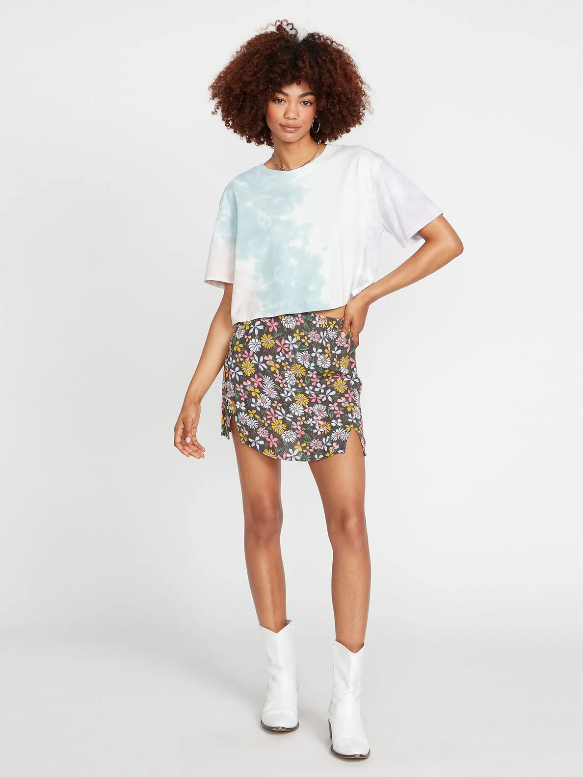 Volcom Happy Dazee Skirt-Espresso