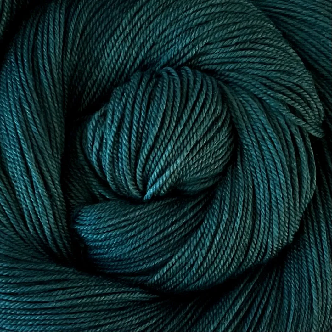 Yakity Yak Fingering Weight Yarn - Aegean Semi Solid