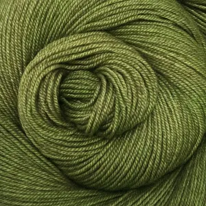 Yakity Yak Fingering Weight Yarn - Lime Semi Solid